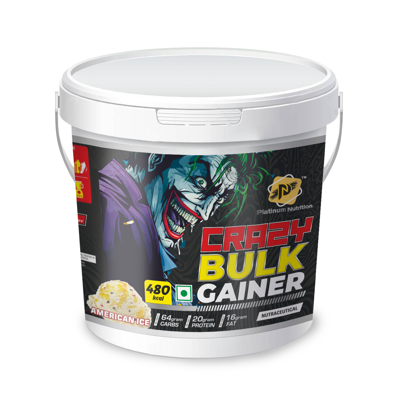 Platinum Nutrition Crazy Bulk Bucket American Ice